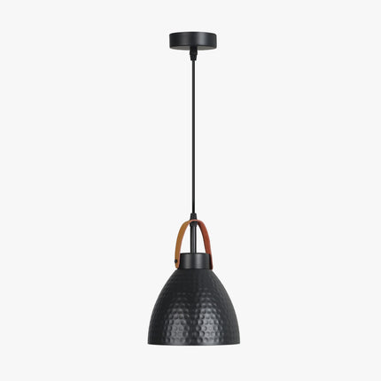 Colgante Omio Cuero Modelo Nido Negra D170xH138mm AC 220-240V, E27
