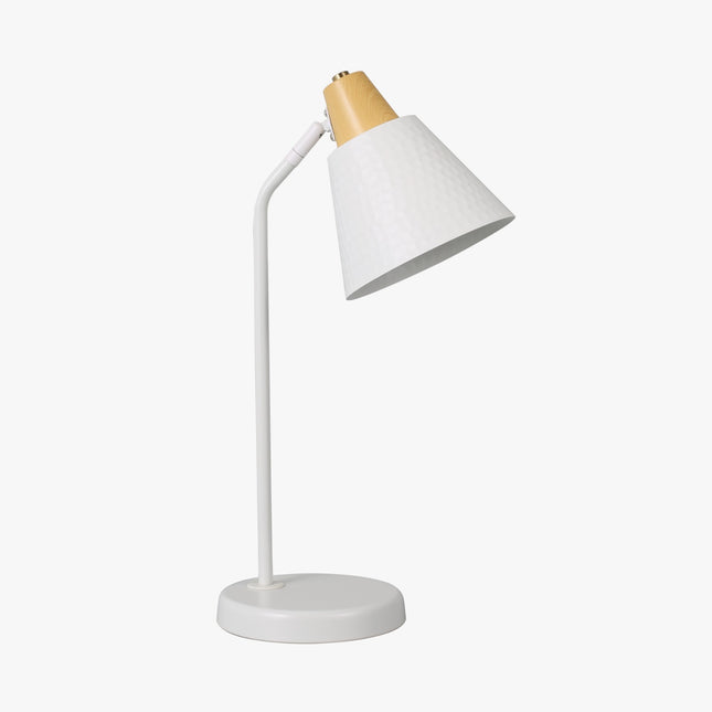 Lampara de Mesa Omio Modelo Office Blanca D150xH110mm  AC 220-240V,50~60Hz, E27,Max 25W