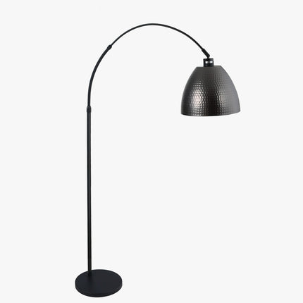 Lampara de Pie Omio Modelo Pescador Gris Espacial D260xH195mm / Alto 180cm / Base D280xH25mm AC 220-240V, E27