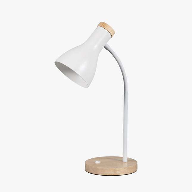 Lampara de Mesa Omio Modelo Terra Blanco D110x150mm E27x 1,Max.25W Base :D150xH22mm AC 220-240V, E27