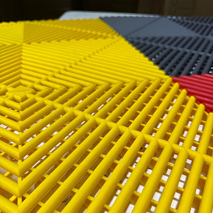 Piso Plástico Modular Encastrable Taller Lavaderos 40x40cm