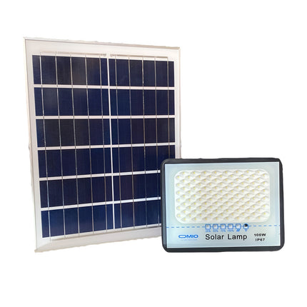 Reflector Solar Led Omio 100w Con Sensor Integrado