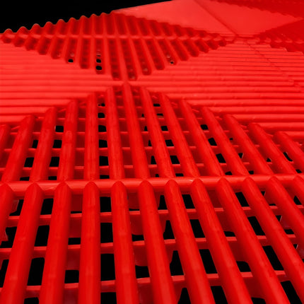 Piso Plástico Modular Encastrable Taller Lavaderos 40x40cm