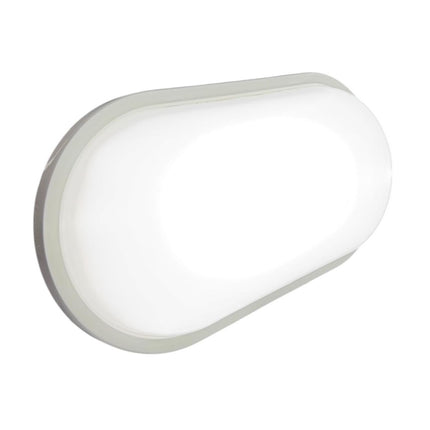 Aplique Tortuga Led Exterior Omio 20w Luz Fría Blanco Ip44 Blanco