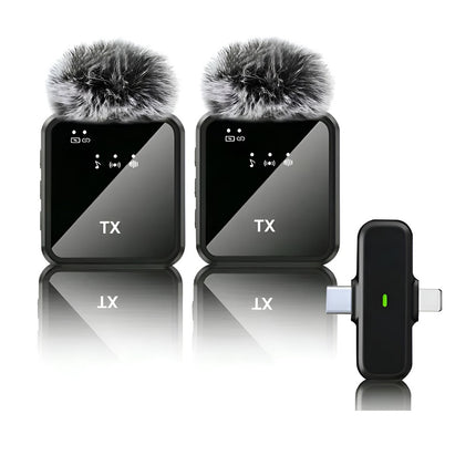 Micrófono X2 Inalámbrico Solapa Celulares iPhone Android