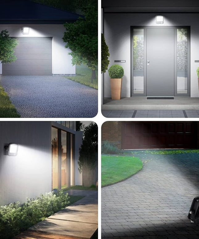 Foco Proyector Led Sky Blue 20w Carcasa Negro Luz Blanco Frío