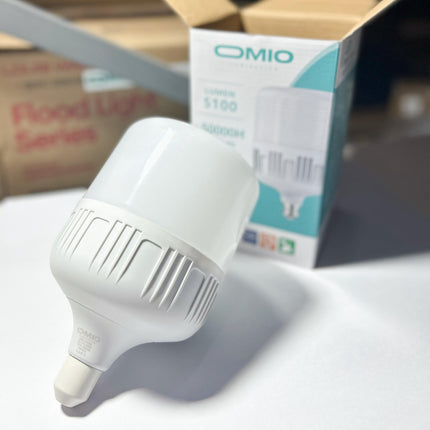 Lámpara Galponera Led Foco Bulbo 60 W Luz Fría Blanco Frío