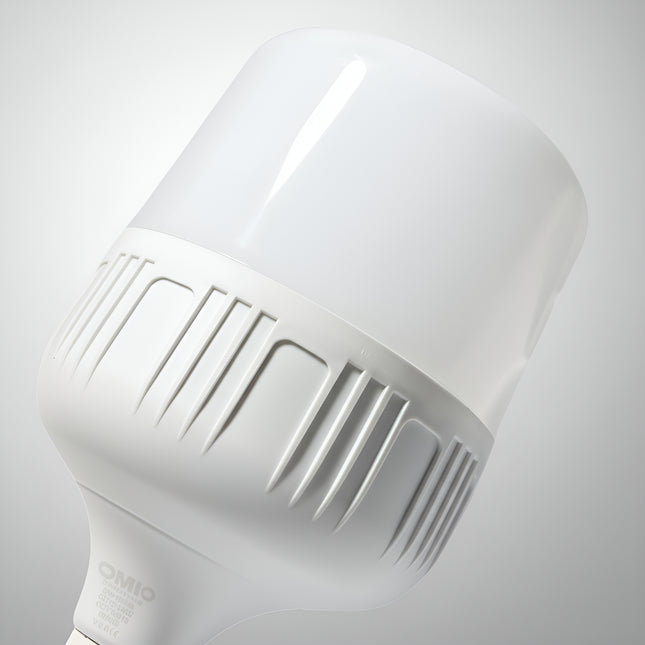 Lámpara Galponera Led Foco Bulbo 50 W Luz Fría