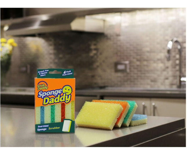 Set x4 esponjas rectangulares Sponge Daddy combinadas