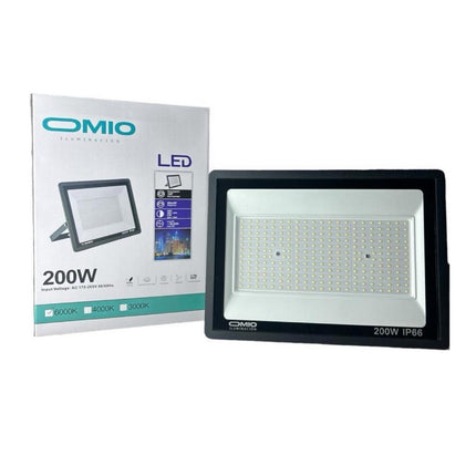 Foco Reflector Omio Para Ext/int Led 200w Luz Fria Lux