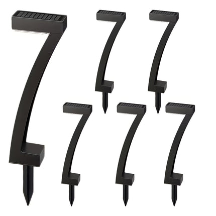 Lámpara Solar Led 7 Cálida Para Jardín - Pack De 6