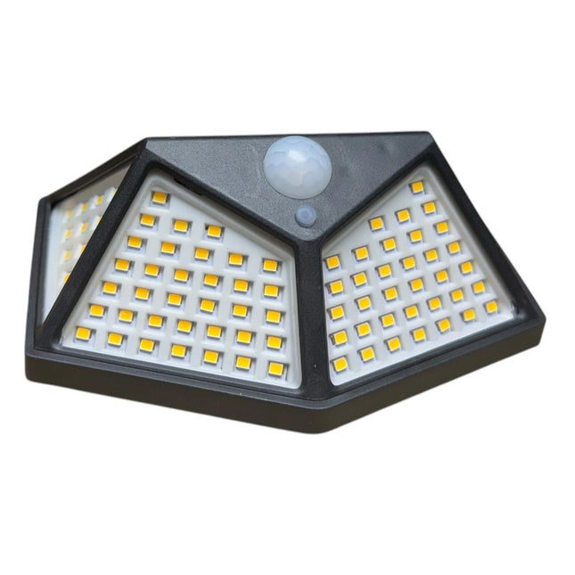 Lampara Exterior Farol Solar Omio Foco 15w Sensor Movimiento
