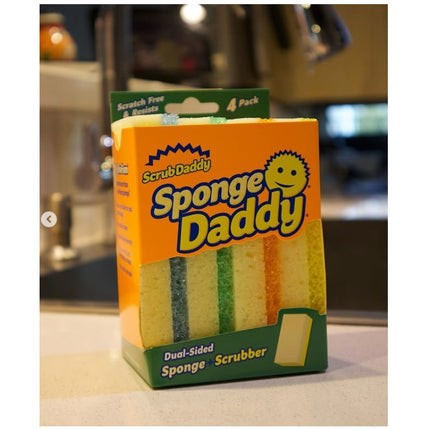 Set x4 esponjas rectangulares Sponge Daddy combinadas