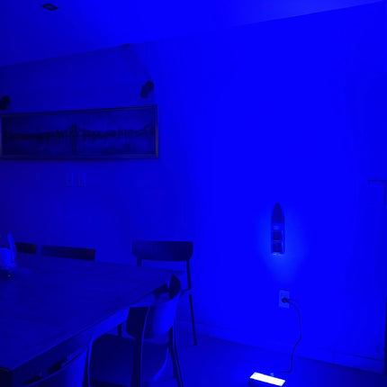 Foco Reflector Led Rgb 50w Lupa Difusor Policarbonato Omio