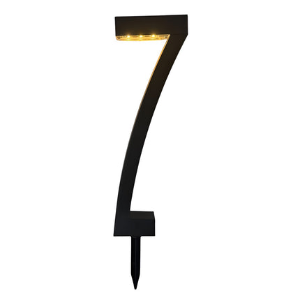 Lámpara Solar Led 7 Cálida Para Jardín - Pack De 6