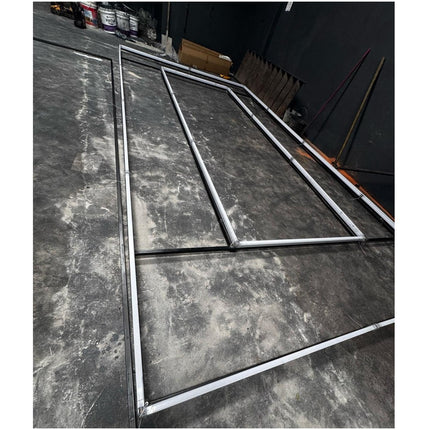 Panel Luz Led Detailing Gym Barberia Techo Pared 4,8x2,4m