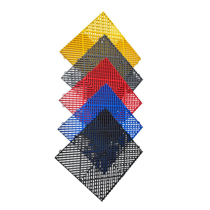 Piso Plástico Modular Encastrable Taller Lavaderos 40x40cm
