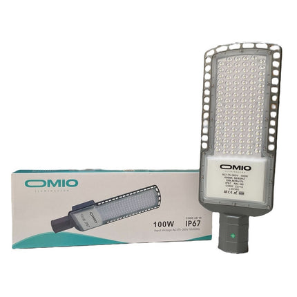Luz Led Omio Vial 100w Para Iluminación De Calles / Senderos
