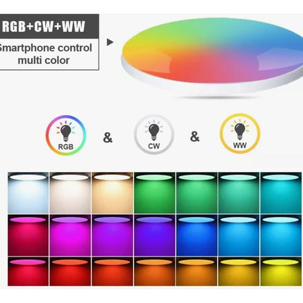 Plafón Techo Led Rgb 21w Wifi Frío/cálido Dimerizable Omio