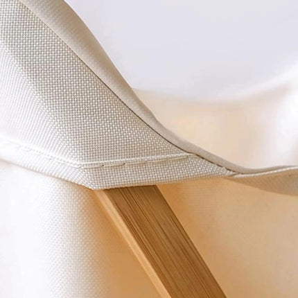 Canasto Cesto Plegable Para Ropa Con Asa Y Soporte De Madera